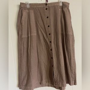 Boho Linen Skirt